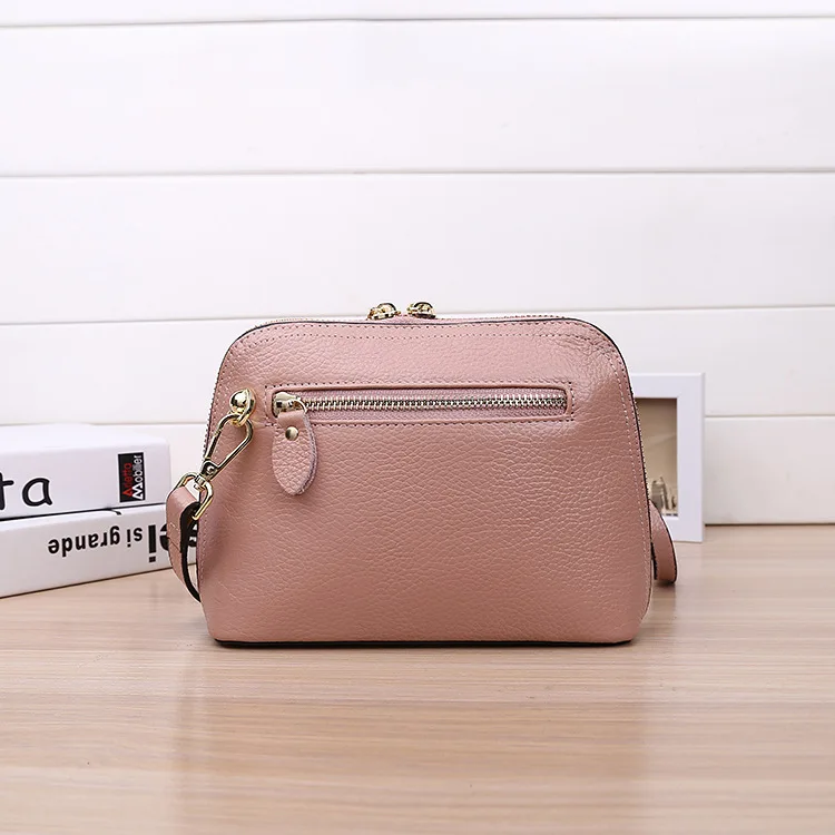 Women genuine leather messenger bag 14