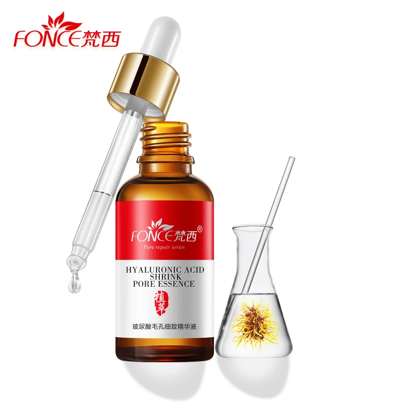 

Fonce Face Serum Hyaluronic acid Smear Liquid Firming Face Cream Shrink Pores Remove Blackhead acne Treatment Moisturizing