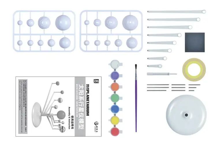 Горячая Сделай Сам солнечная система девять планет модель «планетарий» комплект научная Астрономия проект раннее образование для детей