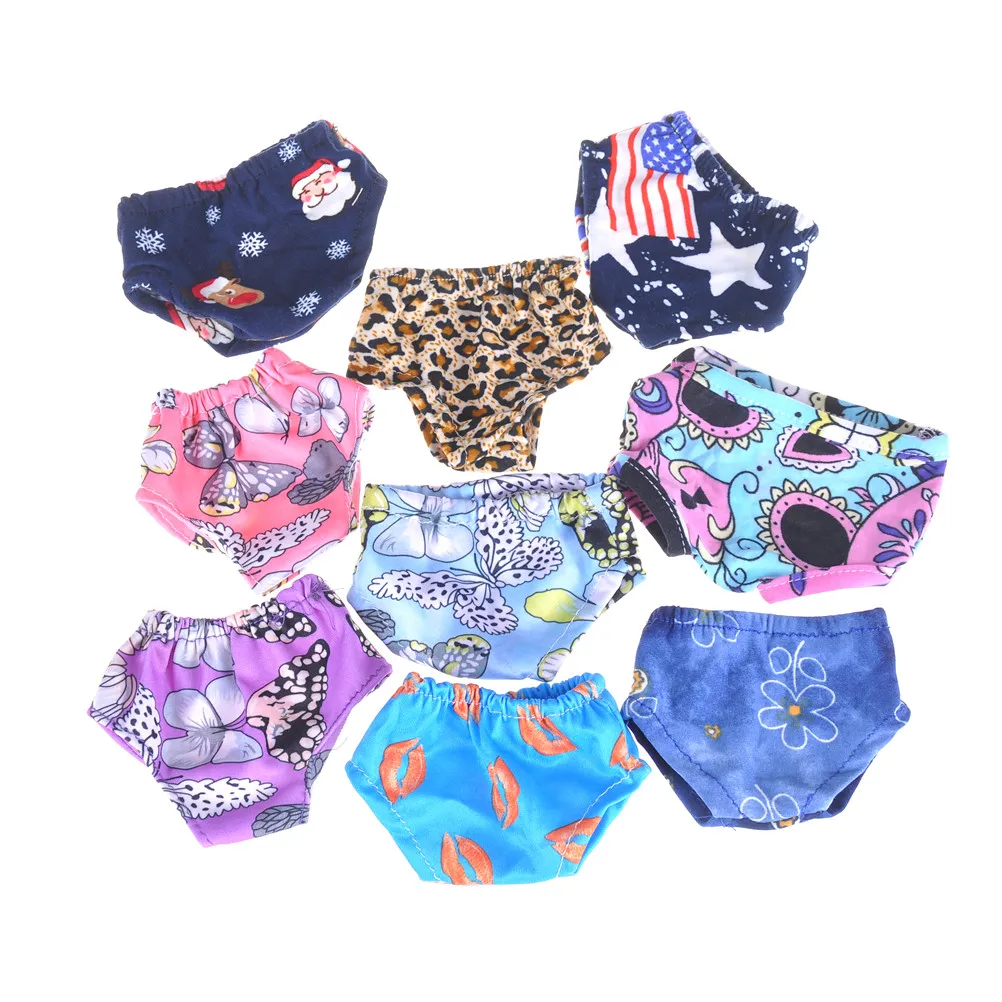 

1pc 9 Colors Doll Clothes Fashion Underwear for 18 Inch Doll Underwear for Barbie Clothes ingbaby