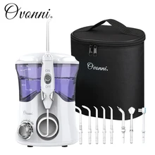 Зубной ирригатор для полости рта 600 мл, Емкость резервуара для воды 7 струйных наконечников, портативный Семейный ирригатор для полости рта FC169