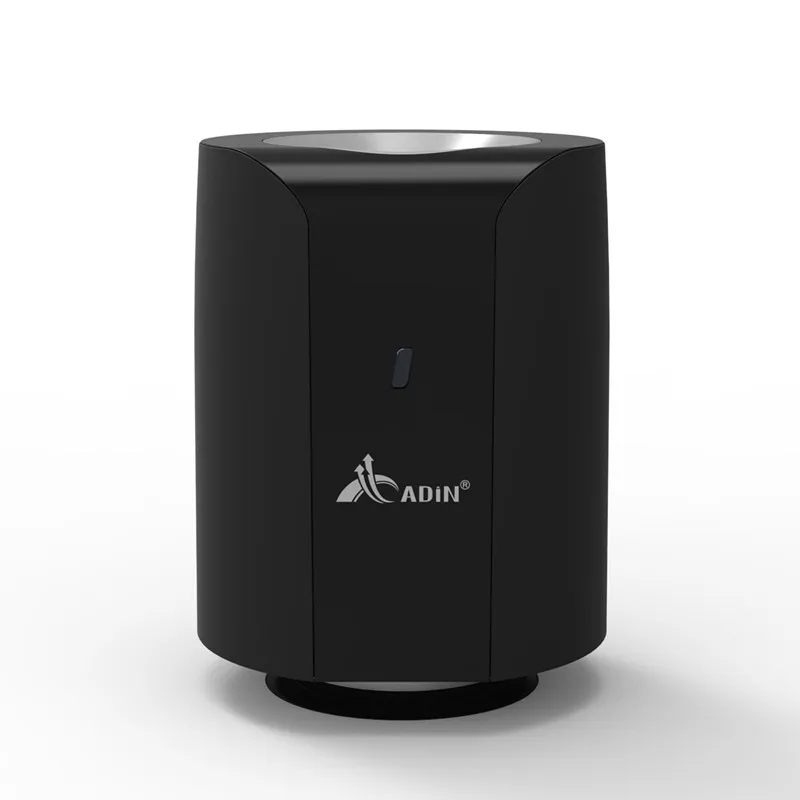 ADIN 15 Вт 4,0 Bluetooth вибрирующий динамик с громкой связью AUX Hifi Динамик для телефонов Компьютеры MP3 MP4 игры плееры автомобили - Цвет: Black