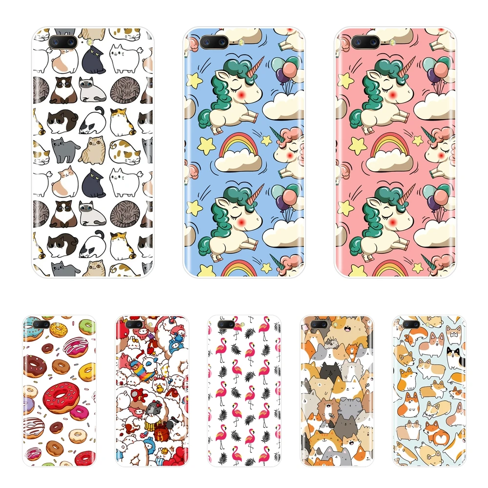 

For One Plus 3 3T 5 5T 6 6T Case Silicone Cute Unicorn Pattern Back Cover For OnePlus 6 6T 5 5T 3 3T Phone Case