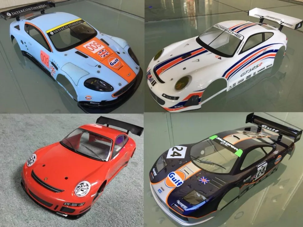 

1/10 Scale Kyosho FW06 GT3 On Road Drift car shell Body Fits HSP Recat HPI Tamiya FS