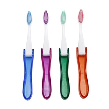 1 шт. Складная зубная щетка с сменной головкой маленький, ручной, для путешествий зубная щетка наружная гигиена полости рта ИНСТРУМЕНТ