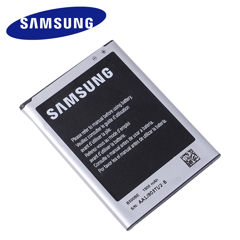 Samsung сменный аккумулятор B500BE для samsung GALAXY S4 Mini I9190 I9192 I9195 I9198 настоящий аккумулятор для телефона 1900 мАч