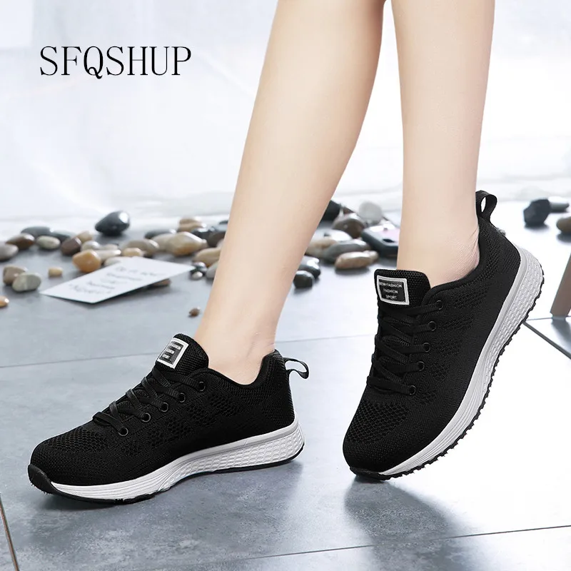 

womens flat casual shoes Fashion Mesh Round Cross Straps Flat Sneakers Running Shoes Casual Shoes scarpe ginnastica donna