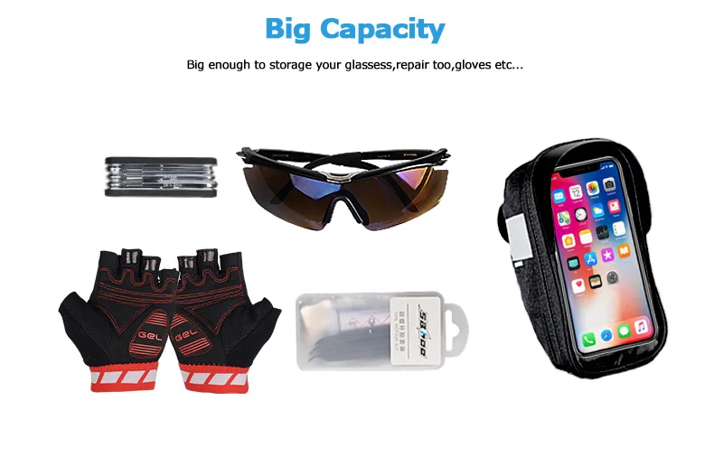 Discount Sahoo 112003 Cycling Bicycle Bike Head Tube Handlebar Cell Mobile Phone Bag Case Holder Case Pannier Carrier For 6.5in Phone 5 Discount Sahoo 112003 Cycling Bicycle Bike Head Tube Handlebar Cell Mobile Phone Bag Case Holder Case Pannier Carrier For 6.5in Phone 5