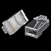 Wholesale 10pcs RJ45 RJ-45 8P8C Network Cable Head Plug CAT5 Metal Shield Modular Connector for Cat5 Cat5e Cable For Sale #8799 ► Photo 1/2