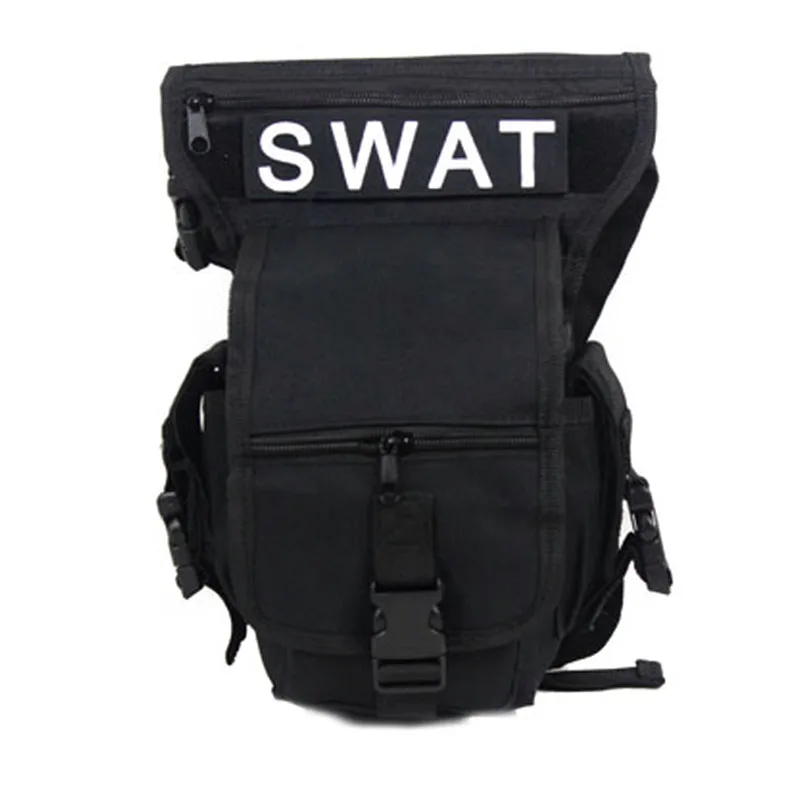 Men Waterproof Nylon Drop Leg Bag Fanny Waist Pack Thigh Hip Bum Belt Messenger Casual Shoulder Bag Tactical Travel Motorcycle