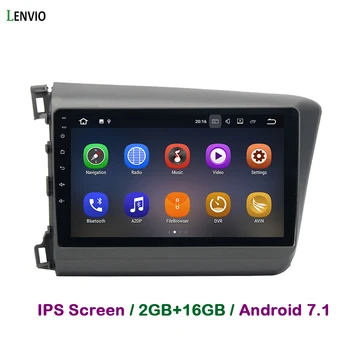 

Lenvio 2G RAM Android 7.1 CAR DVD Player For Honda CIVIC 2012 2013 2014 Quad Core Radio GPS Navigation multimedia bluetooth IPS