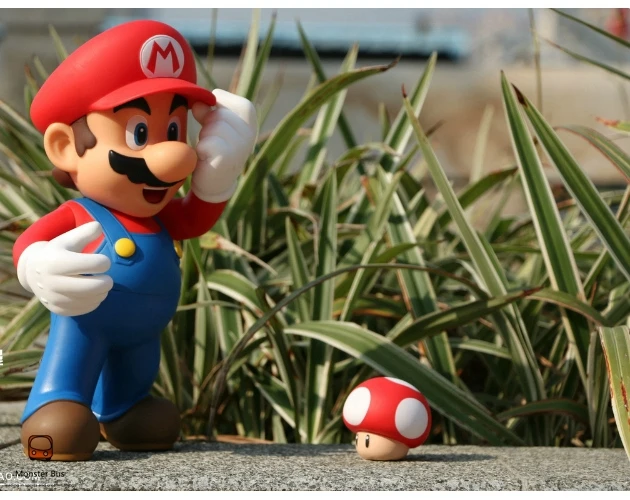 Super Mario Bros Mario Mushroom 12inch 30CM VINYL Figure Doll Toys Super Mario Bros Mario Mushroom 12inch 30CM VINYL Figure Doll Toys