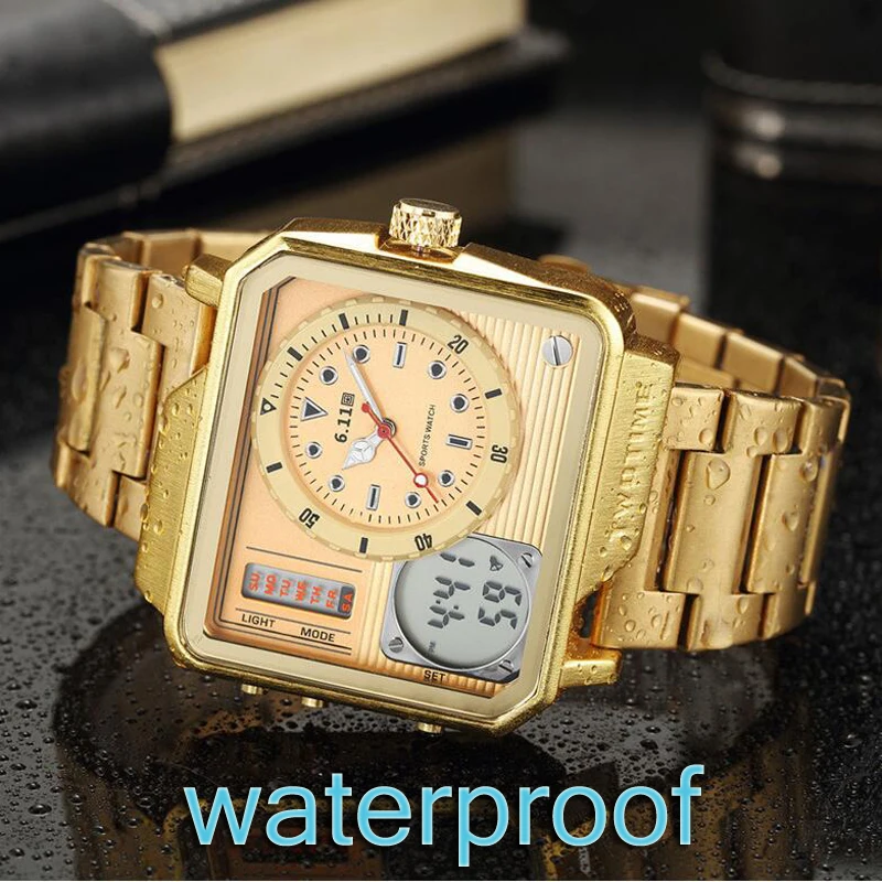 6.11 moda masculina 2019 duplo tempo display