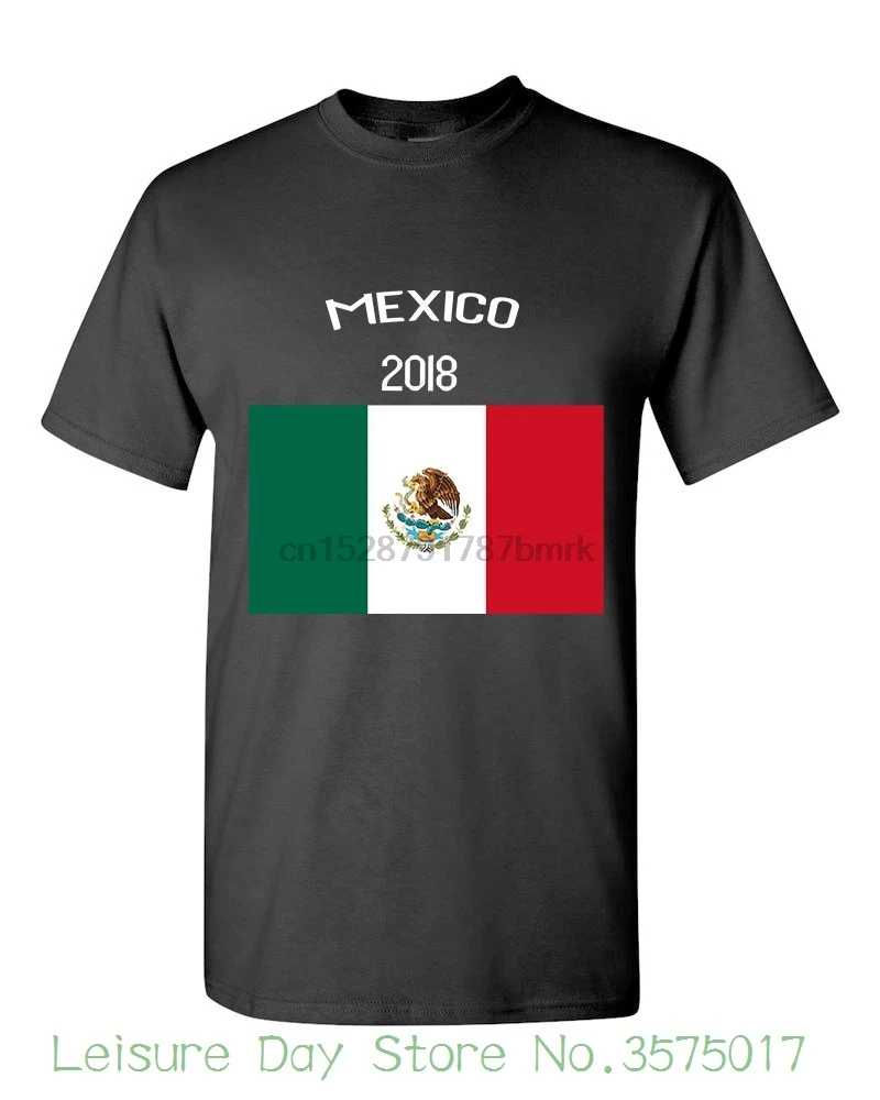 2018 Mexico Flag Russia World Match Cup Newest Design T Shirt Mens Fans Footballer Short Sleeve Tee Fashion | Мужская одежда