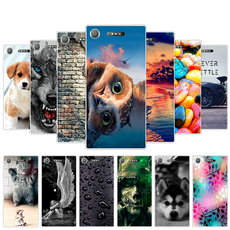 

For Sony Xperia XZ1 Clear Silicone TPU Soft Fundas for Xperia XZ1 Phone Case for Sony Xperia XZ1 Back Cover Capa Shell Protector