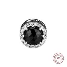 Злой королевы черные Волшебные брелки серебряные бусины 925 пробы для женщин подходит Пандора браслеты DIY Прекрасный Шарм серебро 925 ювелирные изделия