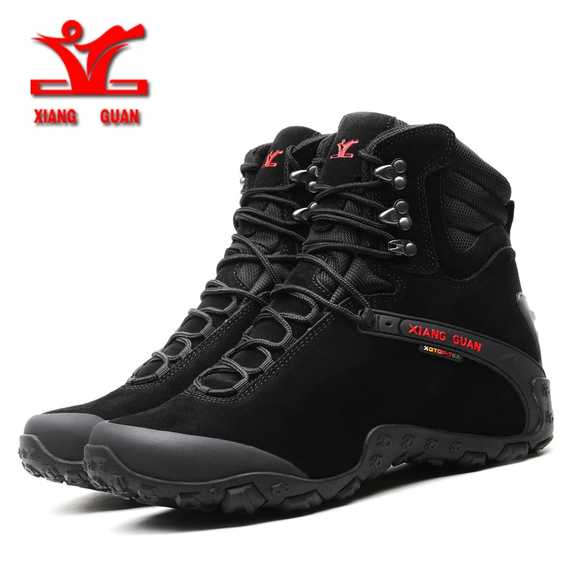 XiangGuan/Зимние новые износостойкие походные мужские ботинки; Тактические кроссовки; альпинистские водонепроницаемые ботинки для мужчин и женщин; походная обувь