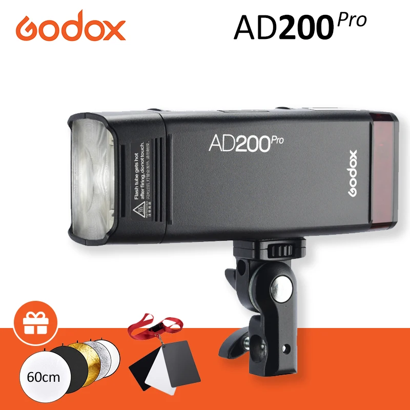 

Godox AD200pro 200Ws Outdoor Flash Light TTL HSS 2.4G Wireless X system AD200 PRO Pocket Flash Light for Sony Nikon Canon Fuji