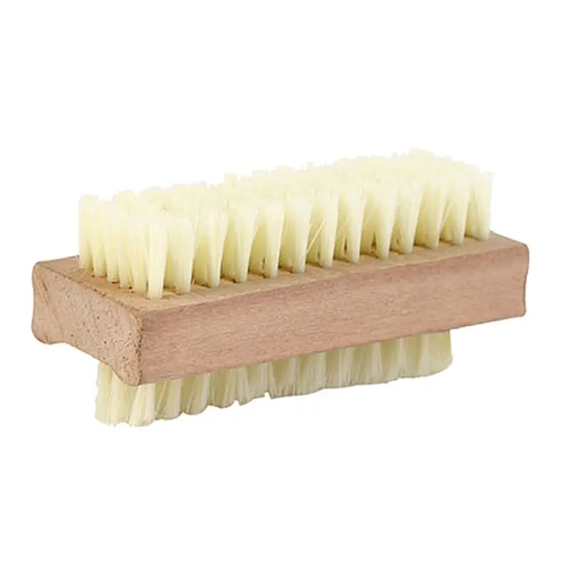 

Nail Art Trimming Bristle Brush Wooden Double Sided Handle Nylon Bristle Manicure Pedicure Scrubbing Bath Brushes