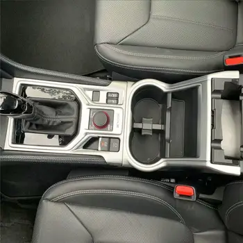 

WELKINRY for Subaru Forester SK 2019 ABS chrome mode switch knob stick gear shift level base pedestal water cup holder trim