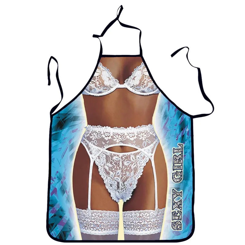 Funny Sexy Kitchen Apron Women Bibs Cool Funny Apron Sleeveless Cooking Baking Accessories Aprons for Woman Man Cooking Apron
