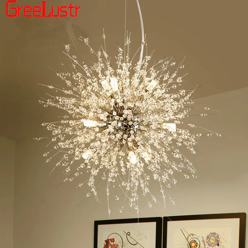 

Modern Dandelion LED chandelier Pendant Lamp acrylic G4 lights Branch Design Hanglamp for hall lampadario Lustre Chandeliers