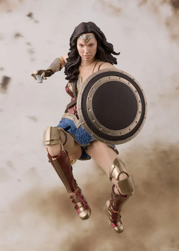 Красивый ангел-натуральная Bandai Tamashii Наций S.H. Figuarts Лига Справедливости Wonder Woman (Лига Справедливости) фигурку