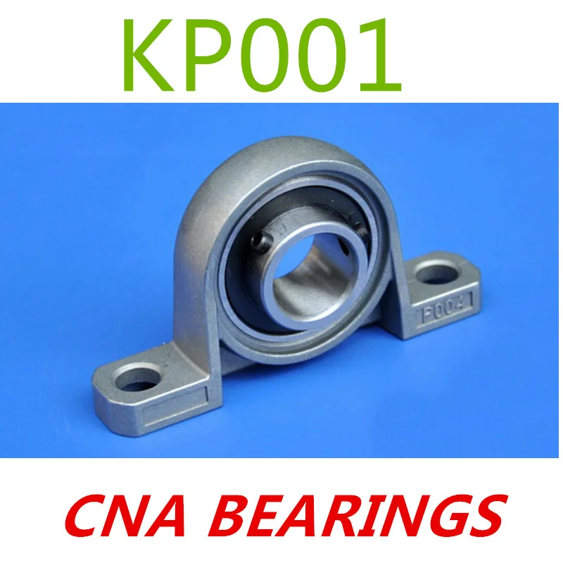 KP001 kirksite bearing insert bearing shaft support zinc alloy mounted bearings pillow block