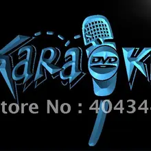 LB844-DVD микрофон караоке дисплей светодиодный неоновый свет знак