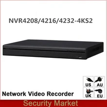 dahua английская версия NVR NVR4216-4KS2 NVR4232-4KS2 NVR4208-4KS2 8/16/32 канала 1U 4K и H.265 Сетевой Видео Регистраторы