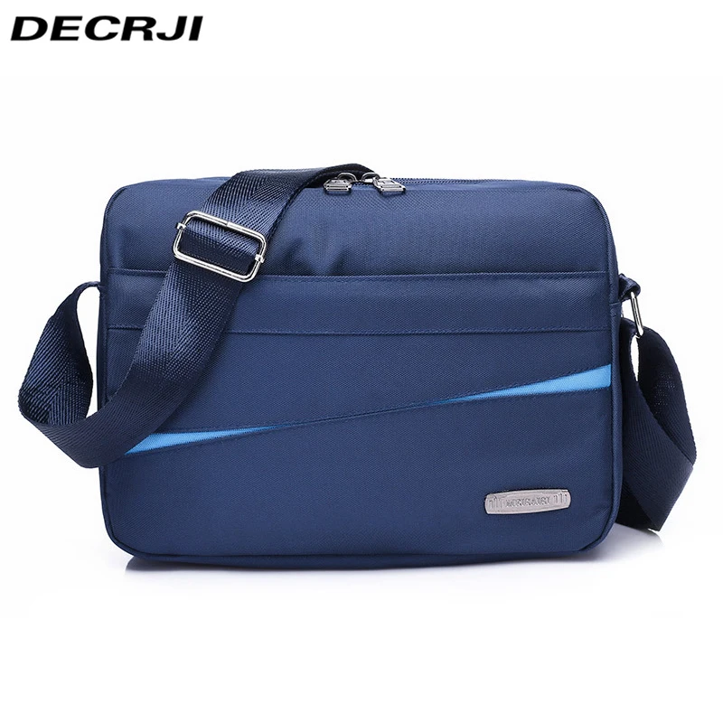 

DECRJI Casual Oxford Men Messenger Bags Multifunction Large Capacity Male Shoulder Crossbody Bags High Quality Bolsa Masculina