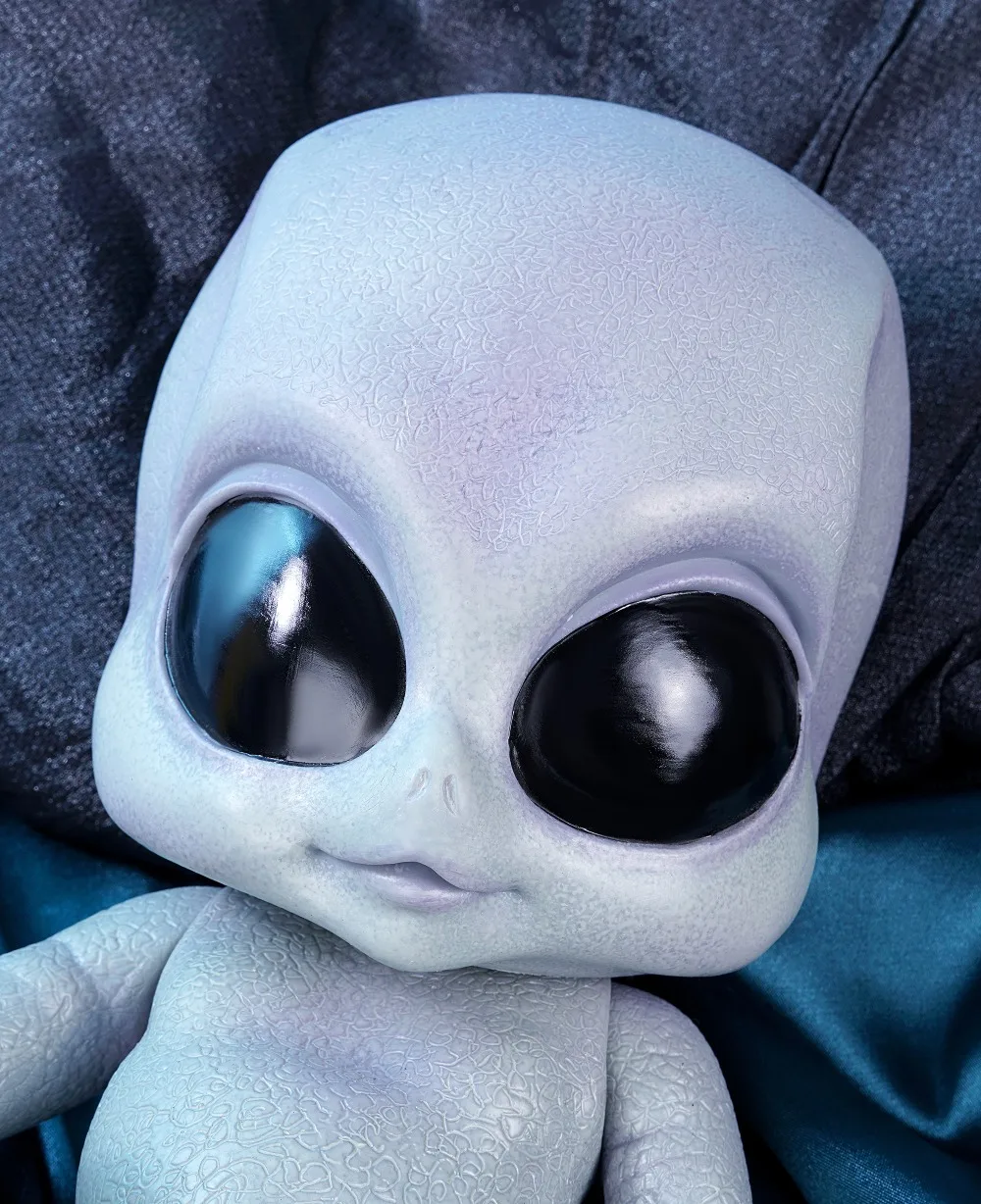 NPK 14 дюймов Реалистичная кукла-инопланетянин ручной детальный paiting виниловая игрушка Коллекционная детская