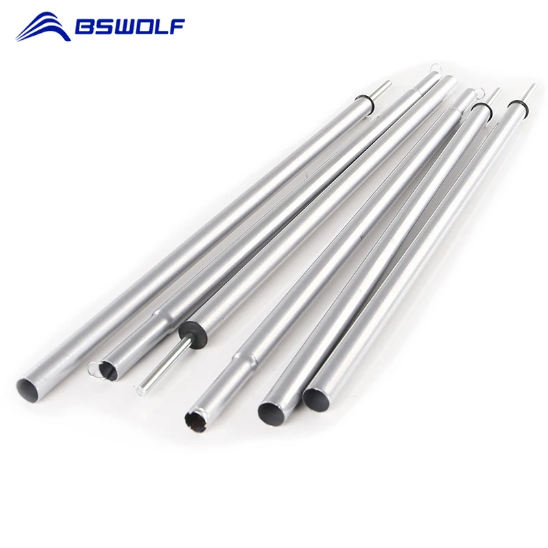 Moldura da Porta Acessórios da Barraca Acampamento ao ar Pau da Barraca de Acampamento Pau da Barraca Bswolf 115 cm ao ar Livre Dobrável Suporte Suporte Estender Haste Toldo