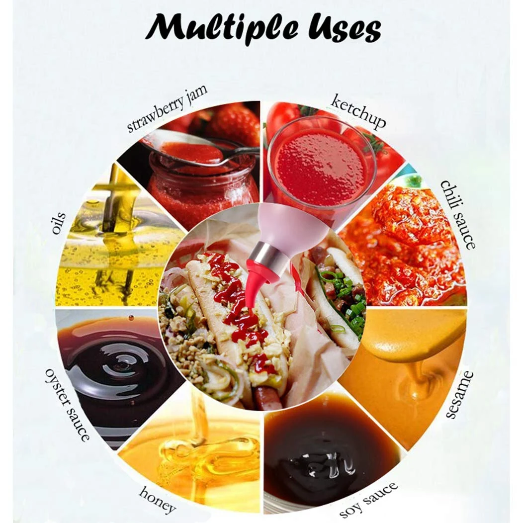 LUDA Squeeze Bottle, контейнеры кетчуп, бутылки для специй для кухни, кемпинга, барбекю Смола 16 унций