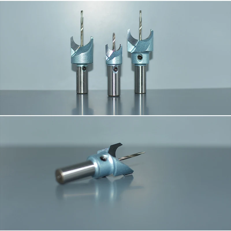 Punta Da Trapano Per Perline Di Buddha - Diametro 6-30mm, Gambo 10mm, Carburo Cementato Per Legno