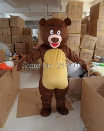 

cosplay costumes Brown Bear Mascot Costume Fancy Dress Adult Size