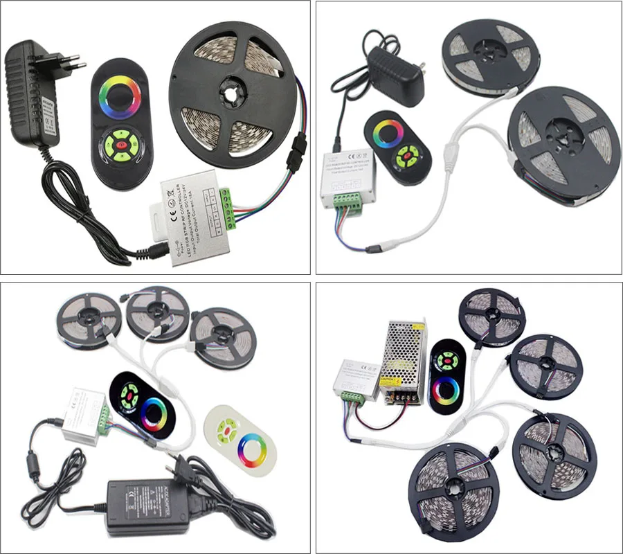 Фото Светодиодные ленты света RGB светодио дный лента Водонепроницаемый гибкая Светодиодные ленты света RGB светодио дный лента Водонепроницаемый гибкая