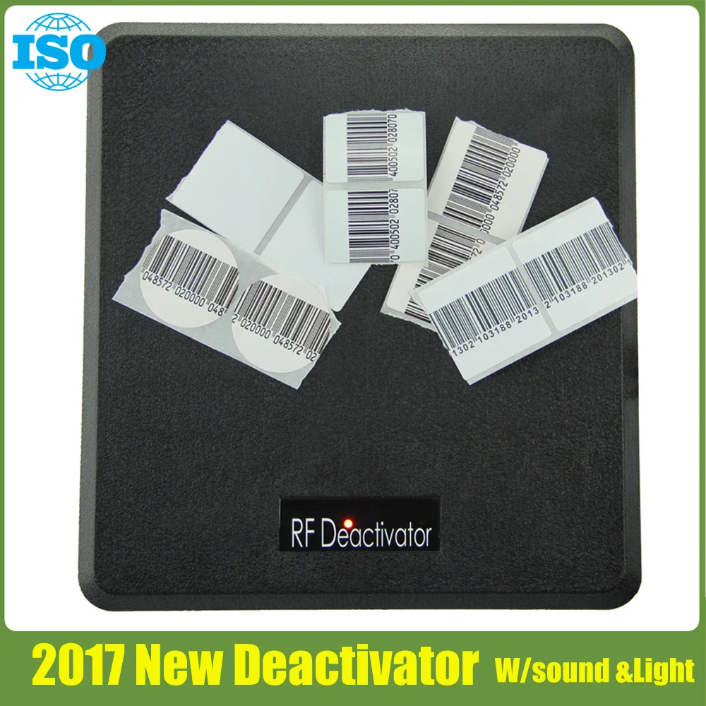 

2017 New technology eas deactivator with sound and light alarm for security soft label RF8.2Mhz 1 set