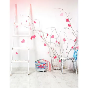 

Romantic Customize vinyl cloth print sweetheart trees children newborn wedding party background photography backdrops props