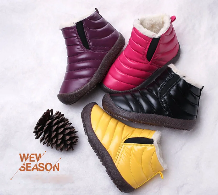 Waterproof children's snow boots-16