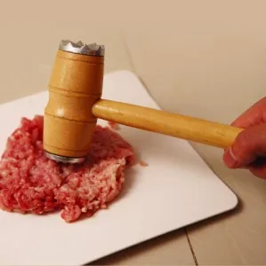 

Meat Hammer with wooden handle 24cm