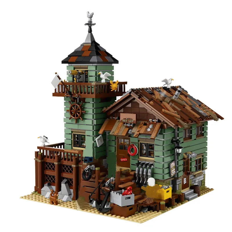 

Lepin 16050 2109Pcs Creative MOC Series The Old Finishing Store Set Children Educational Building Blocks Bricks Toys Model 21310