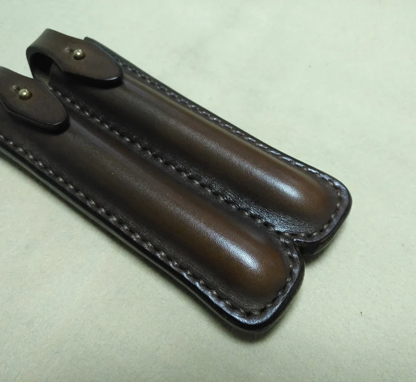 Высококачественная сумка из воловьей кожи для ручек в ретро-стиле, сумка для ручек, стационарный чехол, кожаный чехол для авторучки, пенал для карандашей
