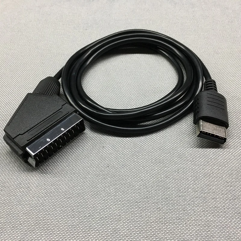 FZQWEG 10 шт. Scart видео соединительный кабель 6FT реального RGB провода привести AV кабель для Sega Dreamcast