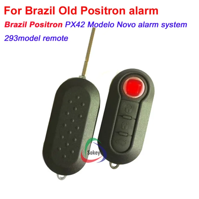 

2pcs/lot Brazil Positron folding remote key, good quality remote for Positron FX292, CYBER 292 R2,PX42,PX32 car alarm system