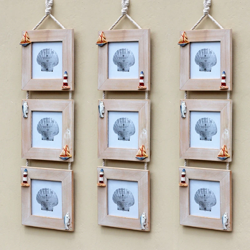 Mediterranean Wooden Wood Photo Frame Desk Tabletop Picture Frame Holder_B Mediterranean Wooden Wood Photo Frame Desk Tabletop Picture Frame Holder_B