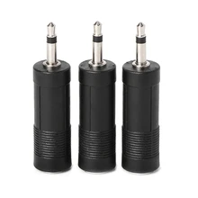 3X разъем 6,3 для подключения 3,5 адаптер разъем динамика 3,5 мм разъем пластиковый аудио разъем