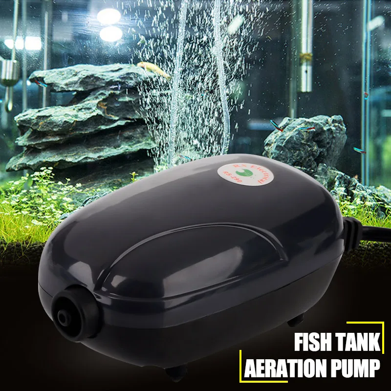 

Efficient ABS Air Pump for Aquarium Filter High Energy for Sprayer Pump Oxygenating Pump Ultra Silent Filter Material Box