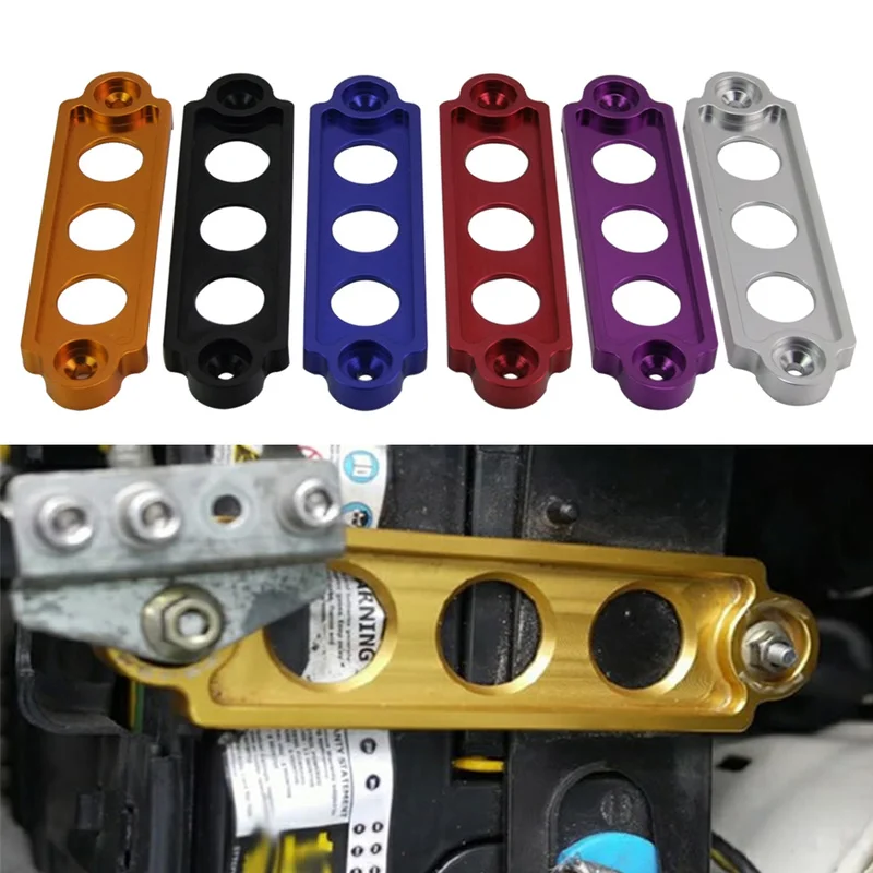 

For Civic S2000 Integ Honda CRX Car Battery Fasten Bracket Holder Anodized Billet Aluminum Battery Tie Down