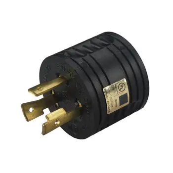 

[L5-30P to TT-30R] UL CUL RV 30 AMP 3-Prong Generator Adapter Converter, Nema L5-30P Male to TT-30R Female,3-Prong Plug